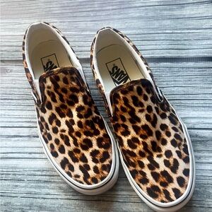 Women’s Vans Leopard Slip-On Shoes